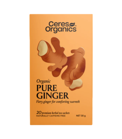Ceres Organics - Organic Herbal Tea - Pure Ginger 20 tea bags