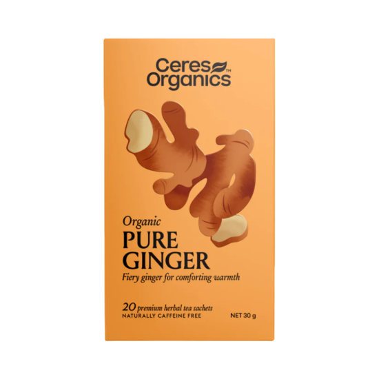 Ceres Organics - Organic Herbal Tea - Pure Ginger 20 tea bags