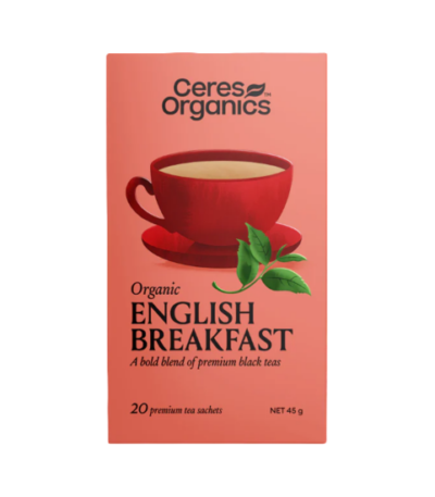 Ceres Organics - Organic Tea - English Breakfast 20 tea bags