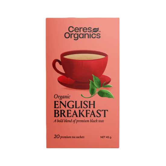 Ceres Organics - Organic Tea - English Breakfast 20 tea bags