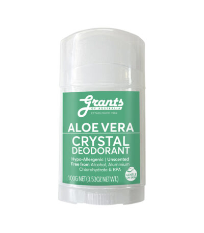 Grants of Australia - Crystal Deodorant Stick - Aloe Vera 100g