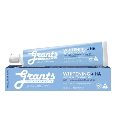 Grants of Australia - Natural Toothpaste - Whitening + HA 110g