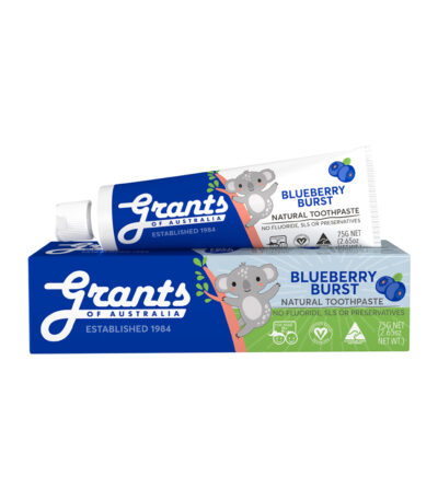 Grants of Australia - Natural Toothpaste for Children - Blueberry Burst 75g