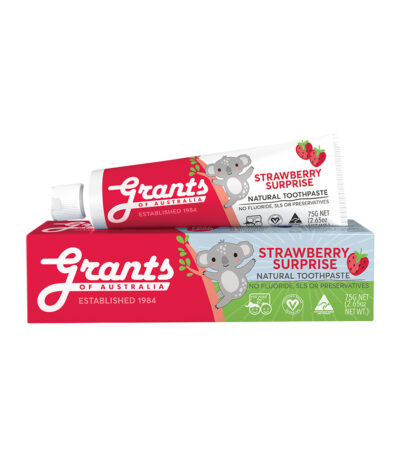 Grants of Australia - Natural Toothpaste for Children - Strawberry Surprise 75g