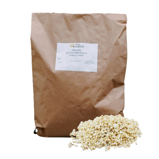 Savy Organics - Buckwheat Puffs 3kg