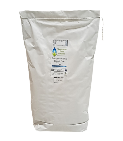 Whispering Pines - Organic Unbleached White Baker's Flour 5kg