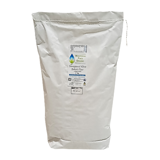 Whispering Pines - Organic Unbleached White Baker's Flour 5kg