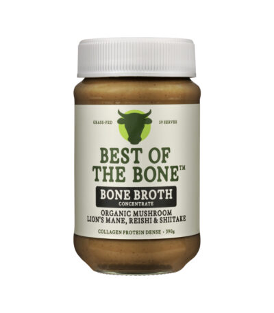 Best of the Bone - Beef Bone Broth Concentrate - Organic Mushrooms (Lion's Mane, Reishi, Shiitake) 390g