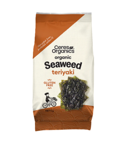 Ceres Organics - Organic Seaweed Snack - Teriyaki 5g
