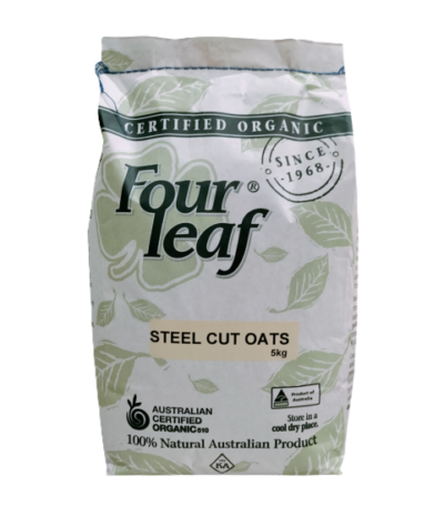 Four Leaf - Organic Steel Cut Oats 5kg