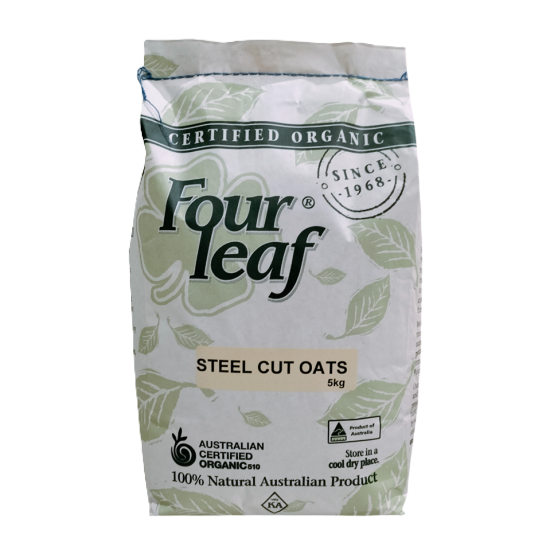 Four Leaf - Organic Steel Cut Oats 5kg