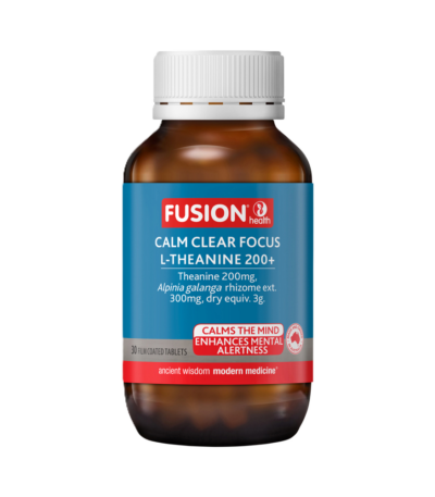 Fusion Health - Calm Clear Focus L-Theanine 200+ 30 Tablets