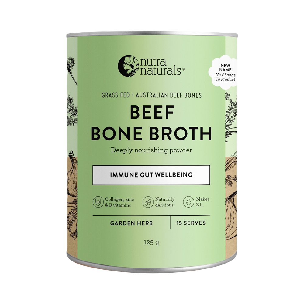 Nutra Organics - Beef Bone Broth - Garden Herb 125g