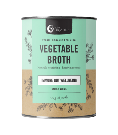 Nutra Organics - Vegetable Broth - Garden Veggie 125g