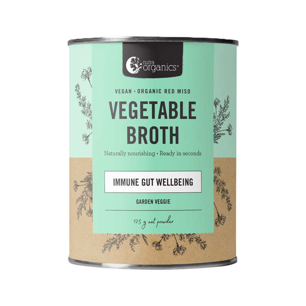 Nutra Organics - Vegetable Broth - Garden Veggie 125g